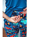 Frugi Leggings Sportivo Cosmos Donna - Interstellar - Materiale Riciclato Leggings