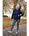 Frugi Leggings Sportivo Cosmos Donna - Interstellar - Materiale Riciclato Leggings