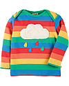 Frugi Maglia a Maniche Lunghe Bobby, Arcobaleno/Nuvola - 100% cotone bio Maglie Manica Lunga