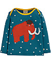 Frugi Maglia a Maniche Lunghe Bobby, Mammut/Stella Blu - 100% cotone bio Maglie Manica Lunga