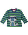 Frugi Maglia a Righe con Procione - 100% Cotone Bio T-shirt