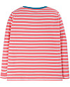 Frugi Maglia con Applique Discovery - Righe Rosa/Cavallo - Cotone bio Maglie Manica Lunga