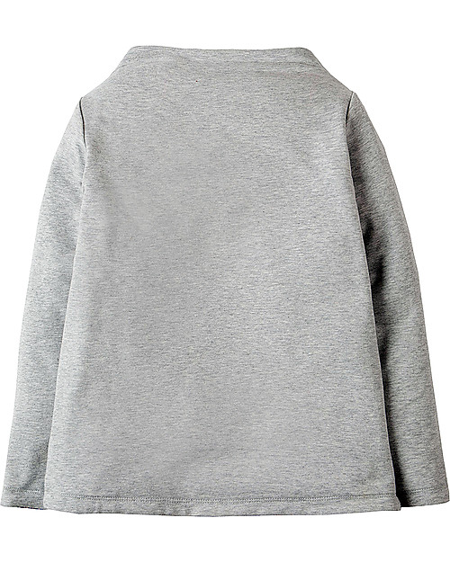 Frugi Maglia Maniche Lunghe Reversibile "Rita", Nuvolette/Arcobaleno - Cotone bio Maglie Manica Lunga