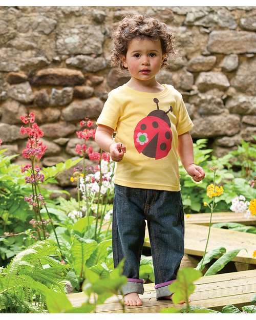 Frugi Maglietta Bella Coccinella - Cotone Bio T-shirt