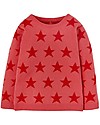 Frugi Maglione Reversibile Zola - Rosso/Rosa - Stelle - 100% Cotone Organico GOTS
 Maglioni
