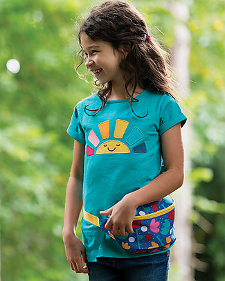 Frugi Marsupio Bimba - Fiori di Loto - Tessuto Reciclato Borse Tracolla & Marsupi