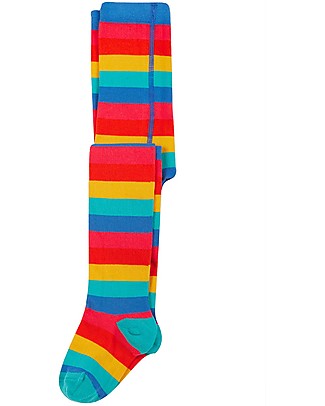 Frugi Norah Tights - Bright Rainbow - Nightwear & Underwear Calze