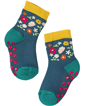Frugi Pacco da 2 Calzini Antiscivolo - Papere - Cotone bio Calzini