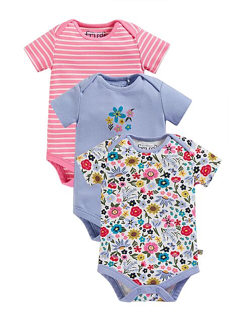 Body In Cotone Biologico Per Bambini - Confezione 3/6 Pezzi Manica Corta - Foto 7