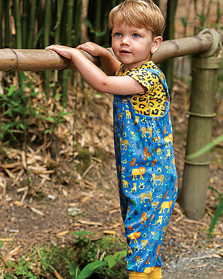 Frugi Pacco da 3 Body Manica Corta Super Special - Felini - 100% Cotone Bio Body Manica Corta