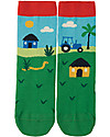 Frugi Pacco da 3 Calzini Rock my Socks - Trattore - Cotone Bio Calzini