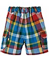 Frugi Pantaloncini a Quadri, Scilly Check (4-5 anni) - Cotone Bio Pantaloni Corti