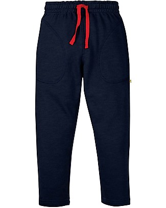 Frugi Pantalone Jacob - Blu Indaco - 100% Cotone Organico GOTS Pantaloni Lunghi