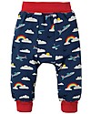 Frugi Pantaloni con Cavallo Basso, Aeroplani/Blu - 100% cotone bio Pantaloni Lunghi