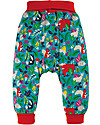 Frugi Pantaloni con Cavallo Basso - Animali della Foresta - 100% Cotone Bio Pantaloni Lunghi