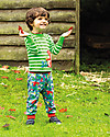 Frugi Pantaloni con Cavallo Basso - Animali della Foresta - 100% Cotone Bio Pantaloni Lunghi