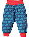 Frugi Pantaloni con Cavallo Basso, Balene - 100% cotone bio Pantaloni Lunghi