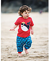 Frugi Pantaloni con Cavallo Basso, Balene - 100% cotone bio Pantaloni Lunghi