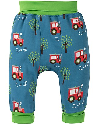 Frugi Pantaloni con Cavallo Basso - Trattore - 100% cotone bio Pantaloni Lunghi