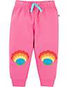 Frugi Pantaloni con Ibisco/Conchiglia - Fucsia - Cotone Organico Pantaloni Lunghi