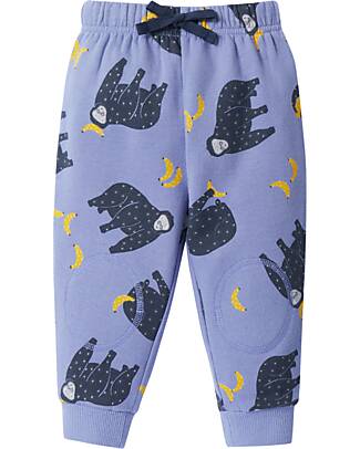 Frugi Pantaloni con Scimmie - Lilla - Cotone Organico Pantaloni Lunghi