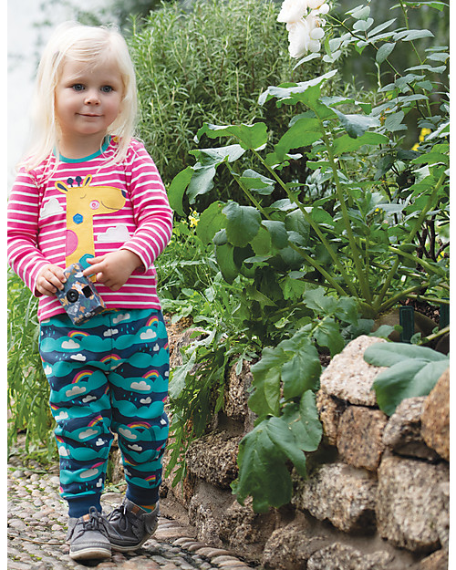 Frugi Pantaloni con Toppe Imbottite - Above the Clouds - 100% cotone bio Pantaloni Lunghi