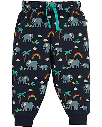 Frugi Pantaloni con Toppe Imbottite - Arcobaleno - 100% cotone bio Pantaloni Lunghi