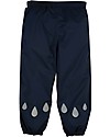 Frugi Pantaloni Impermeabili Rain Or Shine - Indaco e Argento - Cotone Organico Pantaloni Lunghi