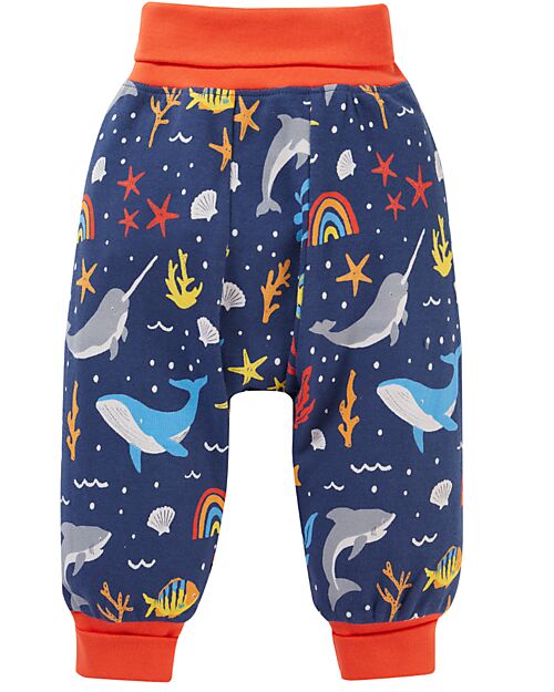 Frugi Pantaloni Parsnip - Mare Arcobaleno - Cotone Bio Pantaloni Lunghi