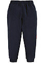 Frugi Pantaloni Tuta con Ginocchia Rinforzate - Indaco/Righe - Cotone Bio Pantaloni Lunghi