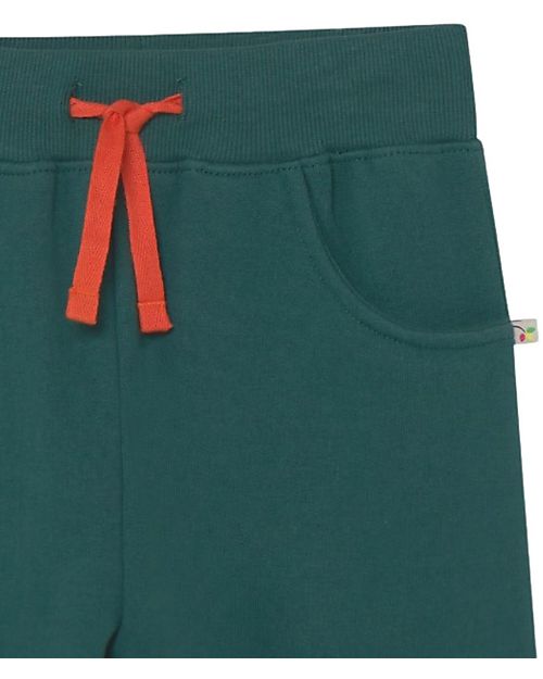 Frugi Pantaloni Tuta Verde Petrolio - Arcobaleno - 100% Cotone Organico GOTS Pantaloni Lunghi