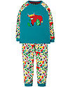 Frugi Pigiama Ace - Verde Acqua/Mucca - Cotone bio Pigiami