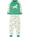 Frugi Pigiama Ace - Verde Acqua/Unicorno (da 2 a 4 anni) - Cotone bio Pigiami
