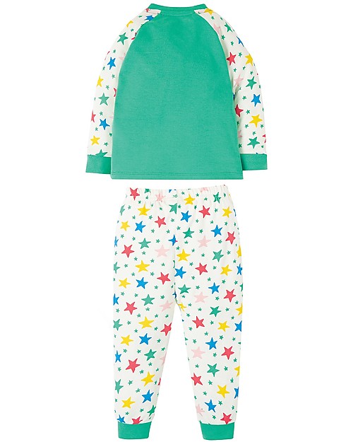 Frugi Pigiama Ace - Verde Acqua/Unicorno (da 2 a 4 anni) - Cotone bio Pigiami