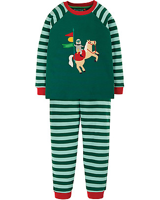 Frugi Pigiama Ace - Verde/Cavaliere - Cotone bio Pigiami