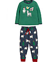 Frugi Pigiama Bimbo Stargaze, Jade/Fattoria in Festa - Cotone bio Pigiami