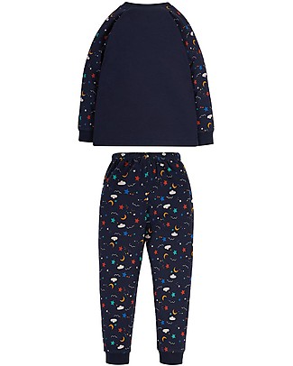 Frugi Pigiama Jamie Jim Jams - Stelle/Gufo - Cotone Bio Pigiami