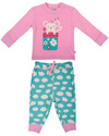 Frugi Pigiama Little Lizzie - Rosa con Nuvolette - 100% Cotone Bio - ULTIMI 2-3 anni Pigiami