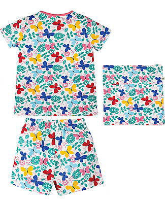 Frugi Pigiama Sleepy - Farfalle - Cotone bio Pigiami
