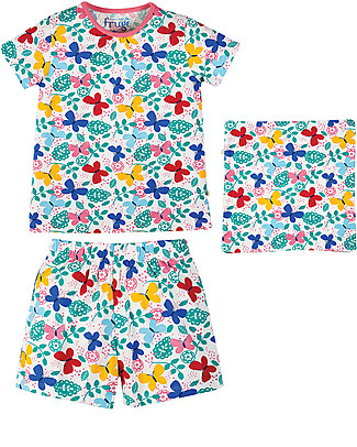 Frugi Pigiama Sleepy - Farfalle - Cotone bio Pigiami