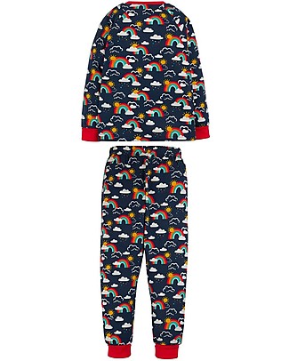 Frugi Pigiama Twilight - Indaco/Arcobaleno - Cotone Bio Pigiami