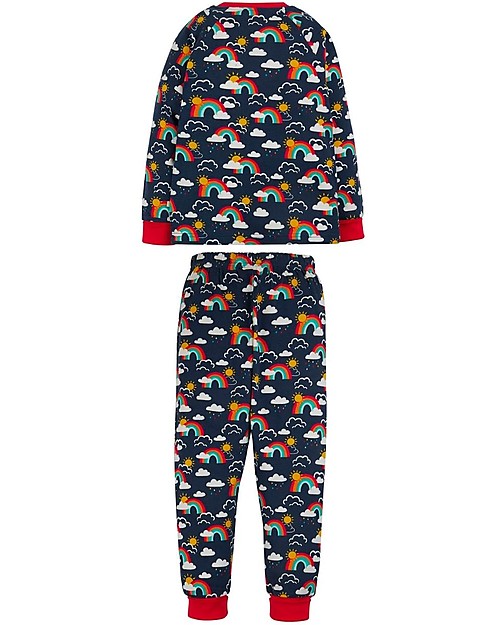 Frugi Pigiama Twilight - Indaco/Arcobaleno - Cotone Organico Pigiami