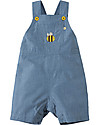 Frugi Salopette Durgan Dungaree, Chambray/Ape - 100% cotone bio Salopette