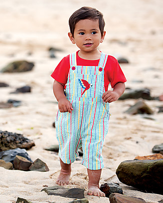 Frugi Salopette Godrevy - Multicolor/Pappagallo - 100% cotone bio Salopette
