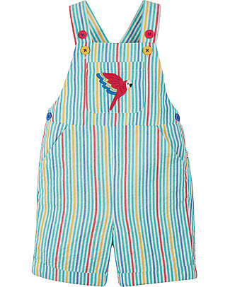Frugi Salopette Godrevy - Multicolor/Pappagallo - 100% cotone bio Salopette