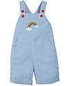 Frugi Salopette Godrevy - Righe e Arcobaleno - 100% Cotone Bio Salopette