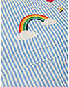 Frugi Salopette Godrevy - Righe e Arcobaleno - 100% Cotone Bio Salopette