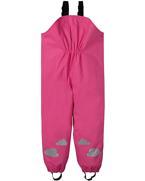 Frugi Salopette Impermeabile Puddle Buster, Flamingo - 100% materiale riciclato! Tutine Lunghe