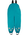 Frugi Salopette Impermeabile Puddle Buster - Verde Acqua - 100% materiale riciclato! Salopette