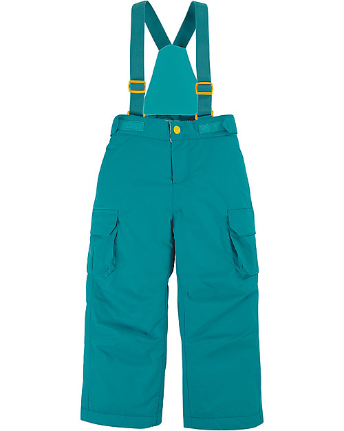 Frugi Salopette Impermeabile Snow&Ski - Acqua - Tessuto Riciclato! Salopette